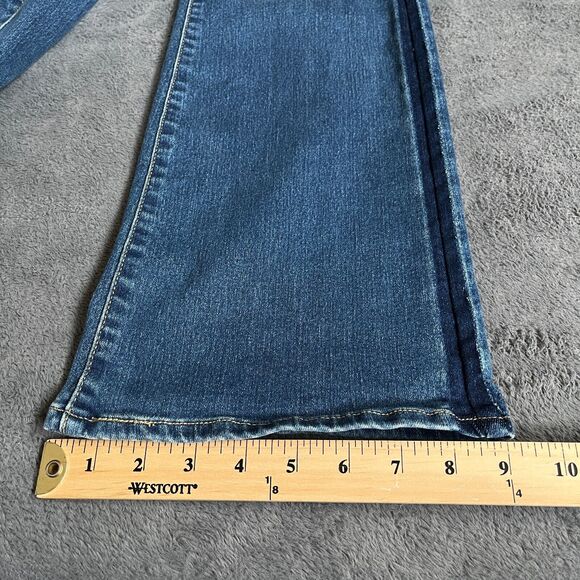 Levi's 725 Waterless High Rise Bootcut Blue Flared Denim Jeans Women's Size 32 - Picture 12 of 13